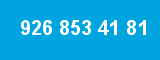926 853 41 81 926 853 41 81